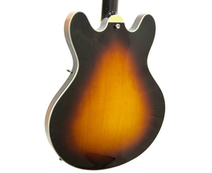 Eastman T386-RD Semi-Hollow Electric Guitar in Vintage Sunburst w/ Case