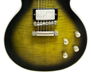 Epiphone Les Paul Prophecy Electric Guitar in Olive Tiger Aged Gloss