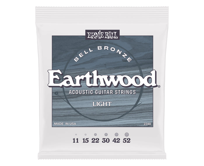 Ernie Ball 2348 Light Earthwood Bell Bronze 11-52 Acoustic Guitar Strings