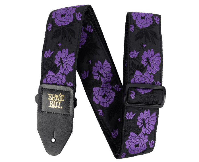 Ernie Ball Classic Jacquard 2" Lavender Rose Guitar Or Bass Strap