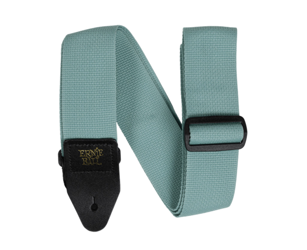 Ernie Ball Poly Pro 2" Guitar Or Bass Strap In Tidal Green