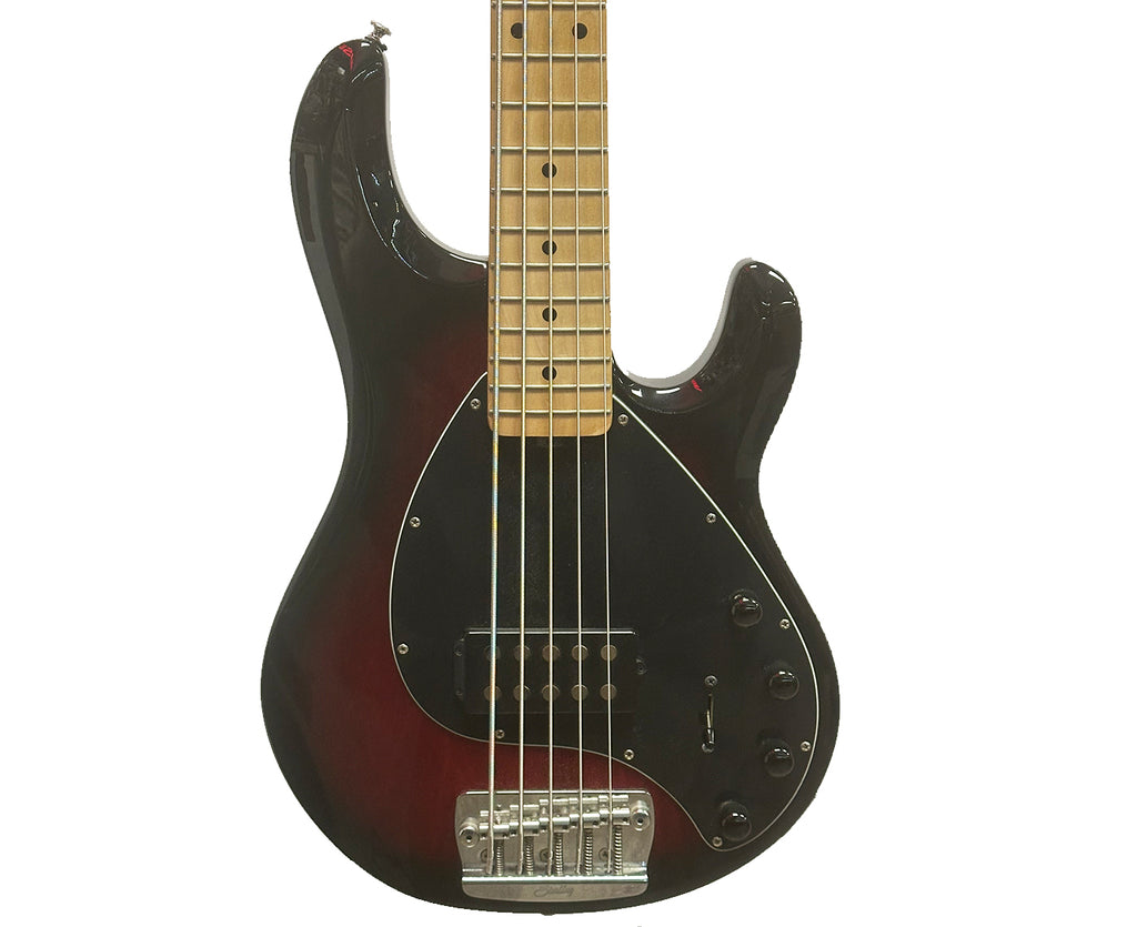 Sterling by Music Man RAY35 StingRay 5-String Bass in Red Burst