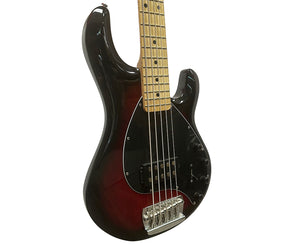 Sterling by Music Man RAY35 StingRay 5-String Bass in Red Burst