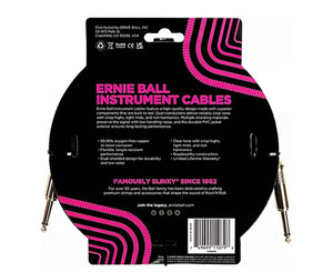 Ernie Ball Classic Instrument Cable Straight/Straight 15ft - Black