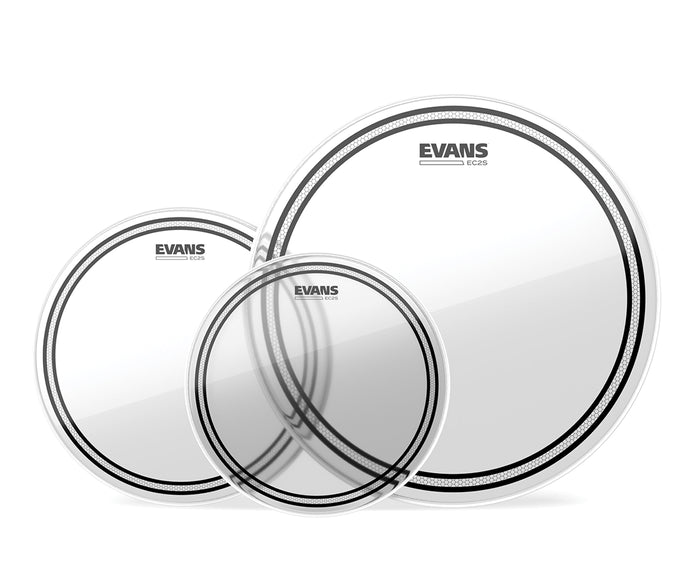 Evans EC2 Clear Standard Pack 12/13/16 ETP-EC2SCLR-S