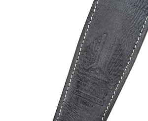 Fender Road Worn 2" Leather Strap, Black