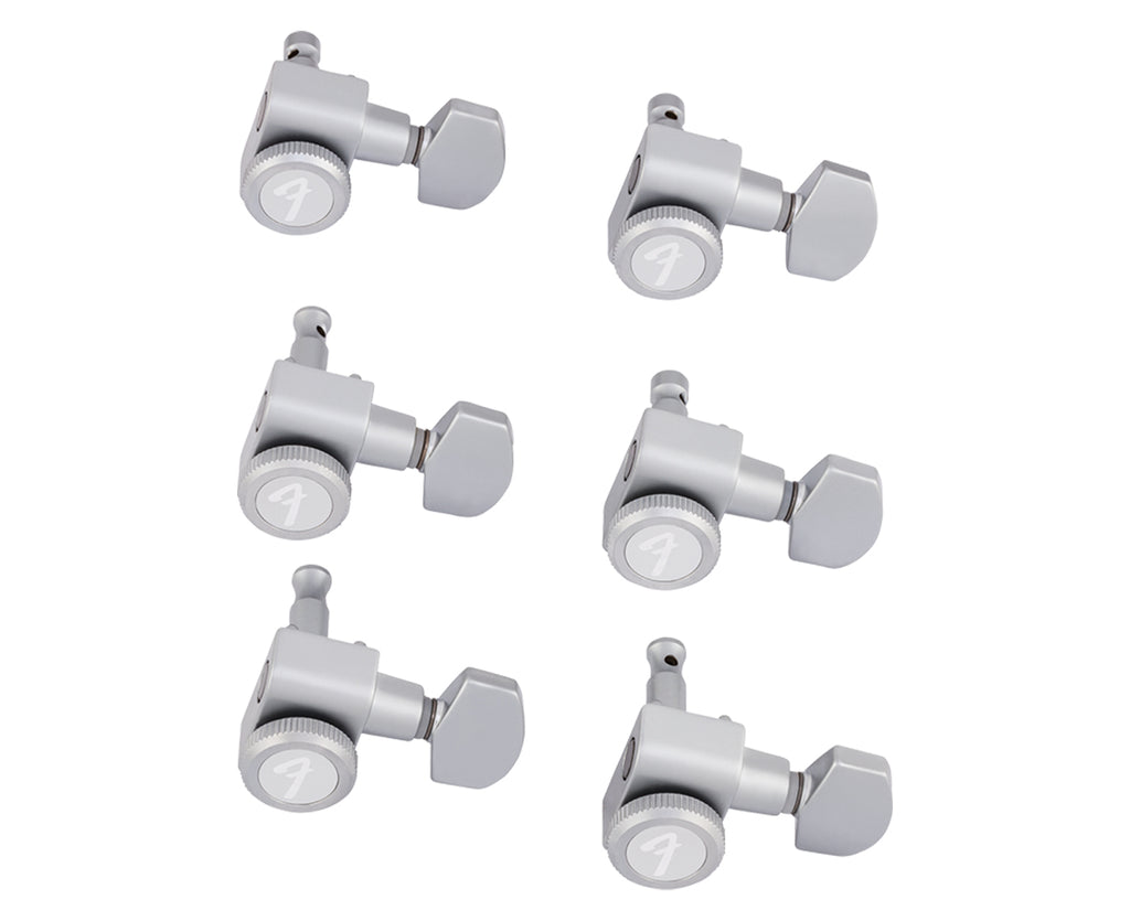 Fender Locking Stratocaster/Telecaster Tuning Machine Set in Brushed Chrome