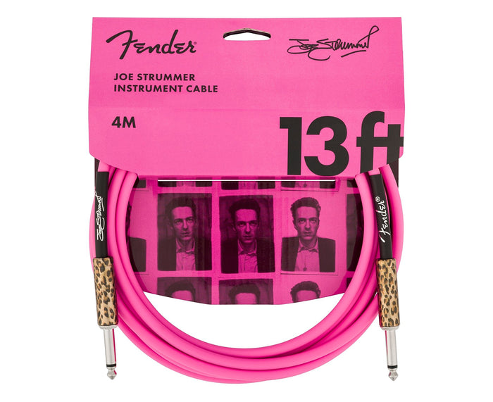 Fender Joe Strummer Pro 13' Instrument Cable, Pink