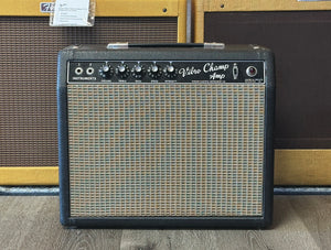 1964 Fender Vibro Champ Blackface Combo Amp w/ Cover