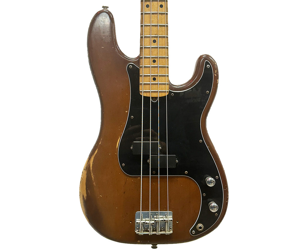 Fender Precision Bass Guitar in Mocha Brown w/ Case 1974 - Megatone Music