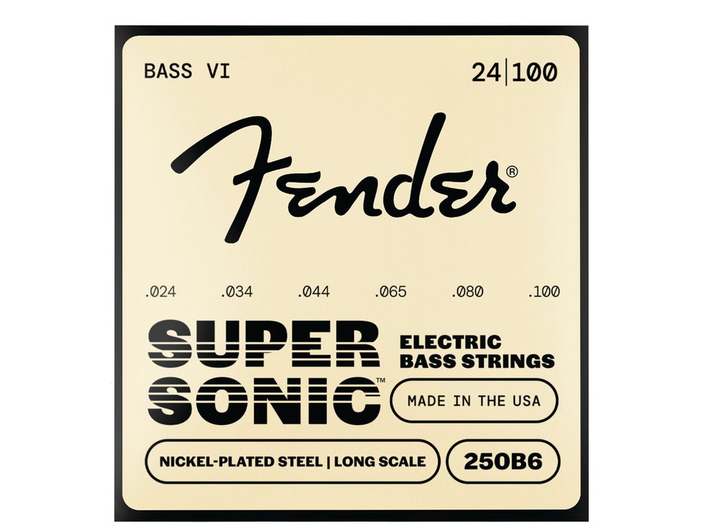 SuperSonic 250B6 Bass VI Strings 6-String Bass Strings .024-.100 - Megatone Music
