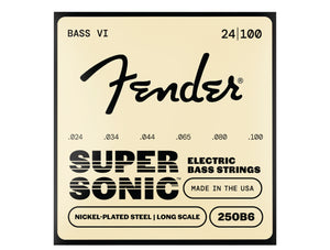 SuperSonic 250B6 Bass VI Strings 6-String Bass Strings .024-.100 - Megatone Music