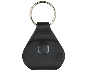 Fender Black Leather Pick Holder Keychain