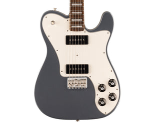 Fender Chris Shiflett Cleaver Telecaster Deluxe Electric Guitar Charcoal Frost Metallic