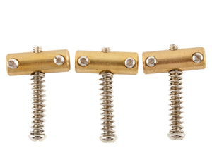Fender American Vintage Telecaster Compensated Bridge Saddles, Brass