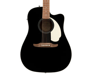 Fender California Standard Redondo CE Acoustic Guitar in Black - Megatone Music