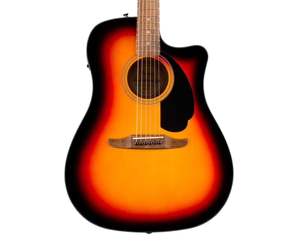Fender California Standard Redondo CE Acoustic Guitar in 3-Tone Sunburst - Megatone Music