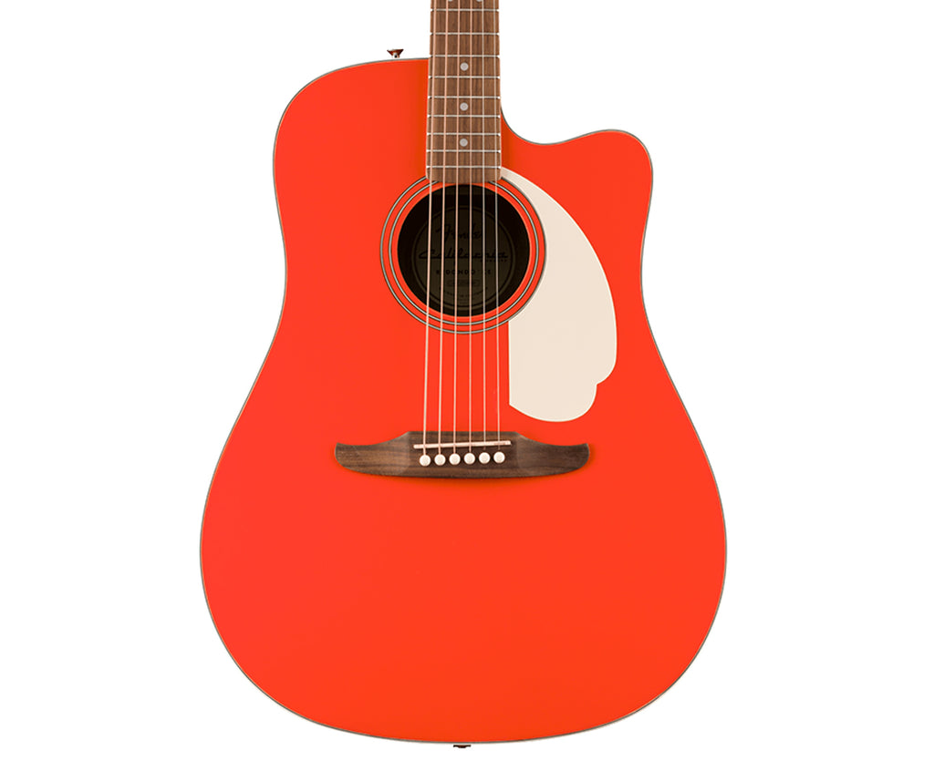 Fender California Standard Redondo CE Acoustic Guitar in Fiesta Red - Megatone Music