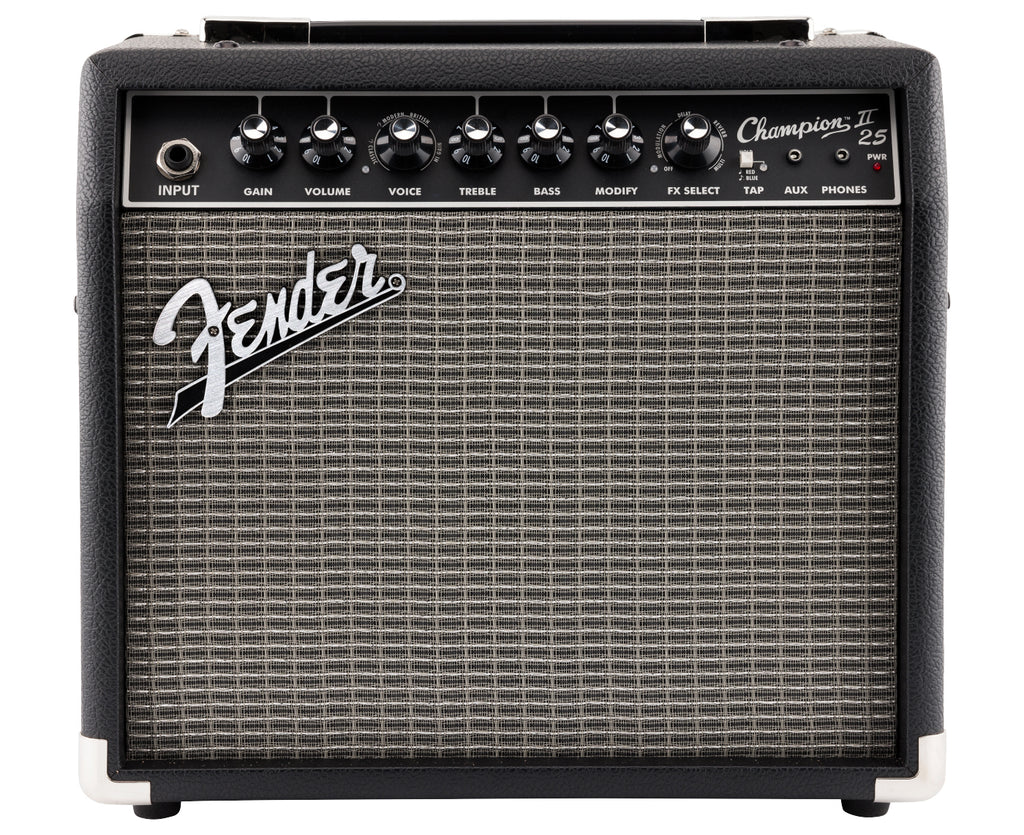 Fender Champion II 25 25W 1x12 Guitar Combo Amp Black