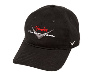 Fender Custom Shop Baseball Hat, Black, One Size Fits All