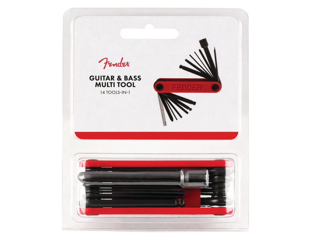 Fender's Guitar & Bass Multi-Tool is a 14-in-1 Compact Tool - Megatone Music