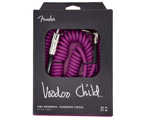 Fender Jimi Hendrix Voodoo Child Coiled Cable in Purple