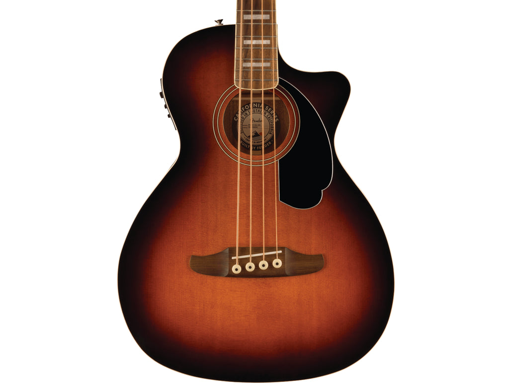 Fender Kingman Acoustic Bass Guitar in Shaded Edge Burst