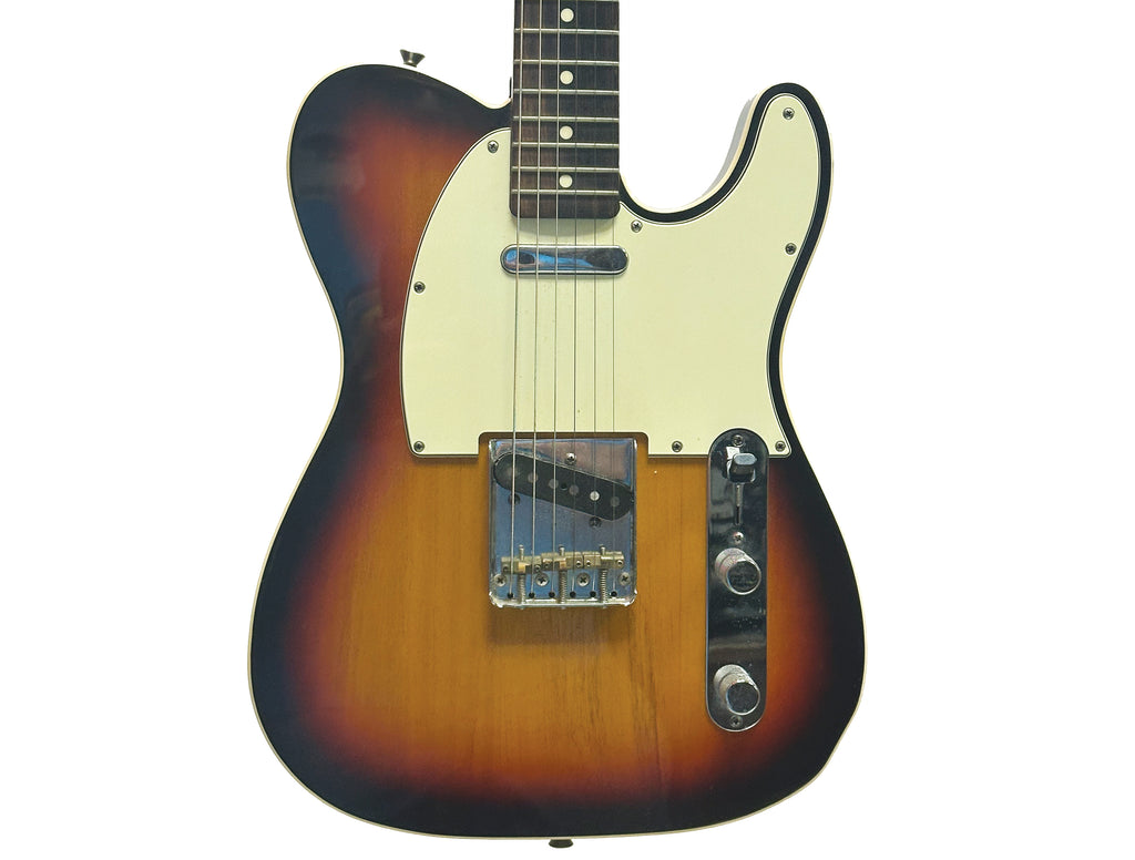 Fender Custom Telecaster / Partscaster in 3-Tone-Sunburst w/ Hard Shell Case MIJ
