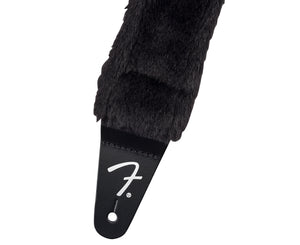 Fender Poodle Plush Guitar Strap, Black