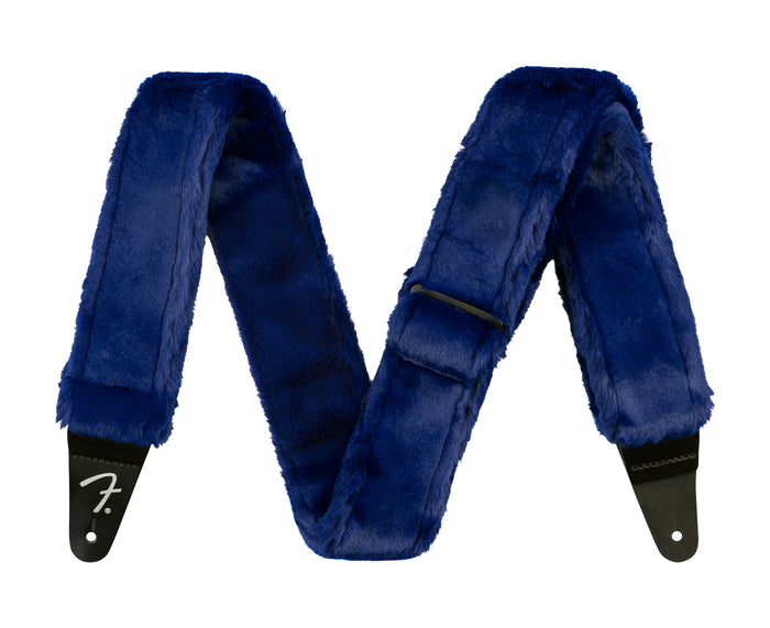 Fender Poodle Plush Guitar Strap, Blue