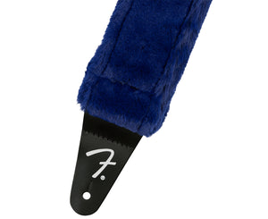 Fender Poodle Plush Guitar Strap, Blue