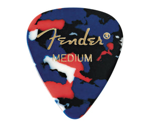 Fender Premium Celluloid 351 Medium Picks -Confetti - Single Pick