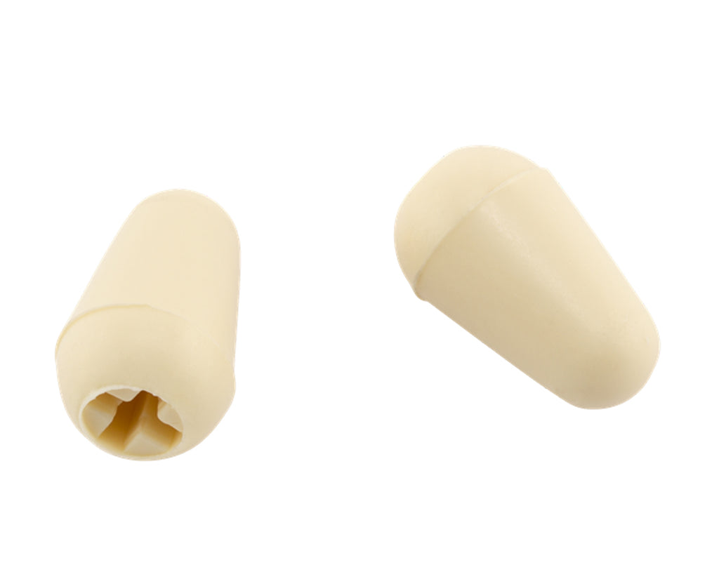 Fender Road Worn Stratocaster Switch Tip, Aged White (2)