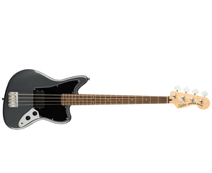 Fender Squier Affinity Series Jaguar Bass in Charcoal Frost Metallic