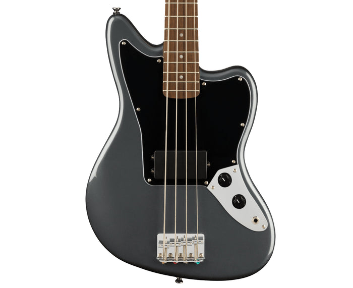 Fender Squier Affinity Series Jaguar Bass in Charcoal Frost Metallic