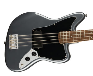 Fender Squier Affinity Series Jaguar Bass in Charcoal Frost Metallic