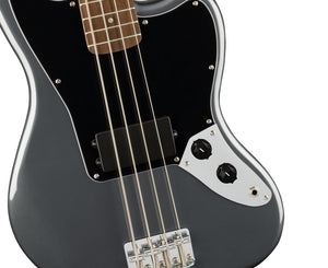 Fender Squier Affinity Series Jaguar Bass in Charcoal Frost Metallic