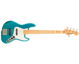 Fender Squier Classic Vibe Active '70s Jazz Bass V 5-String Bass in Ocean Turquoise
