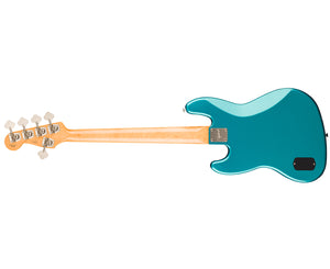 Fender Squier Classic Vibe Active '70s Jazz Bass V 5-String Bass in Ocean Turquoise