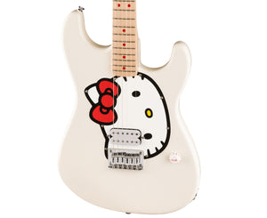 Fender Squier X Hello Kitty Stratocaster in White w/ Gig Bag