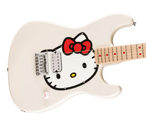 Fender Squier X Hello Kitty Stratocaster in White w/ Gig Bag