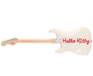 Fender Squier X Hello Kitty Stratocaster in White w/ Gig Bag