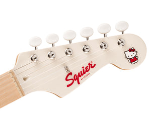 Fender Squier X Hello Kitty Stratocaster in White w/ Gig Bag