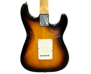 Fender Squier Left-Handed Stratocaster Electric Guitar In 3-Tone Sunburst