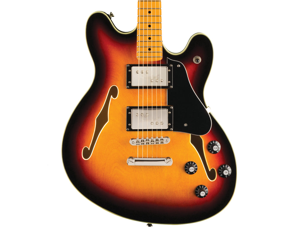 Fender Squier Classic Vibe Starcaster Semi-Hollowbody Electric Guitar in 3-Tone Sunburst