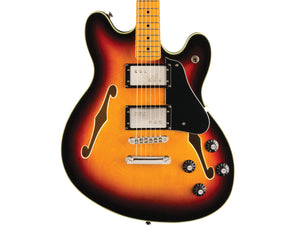 Fender Squier Classic Vibe Starcaster Semi-Hollowbody Electric Guitar in 3-Tone Sunburst