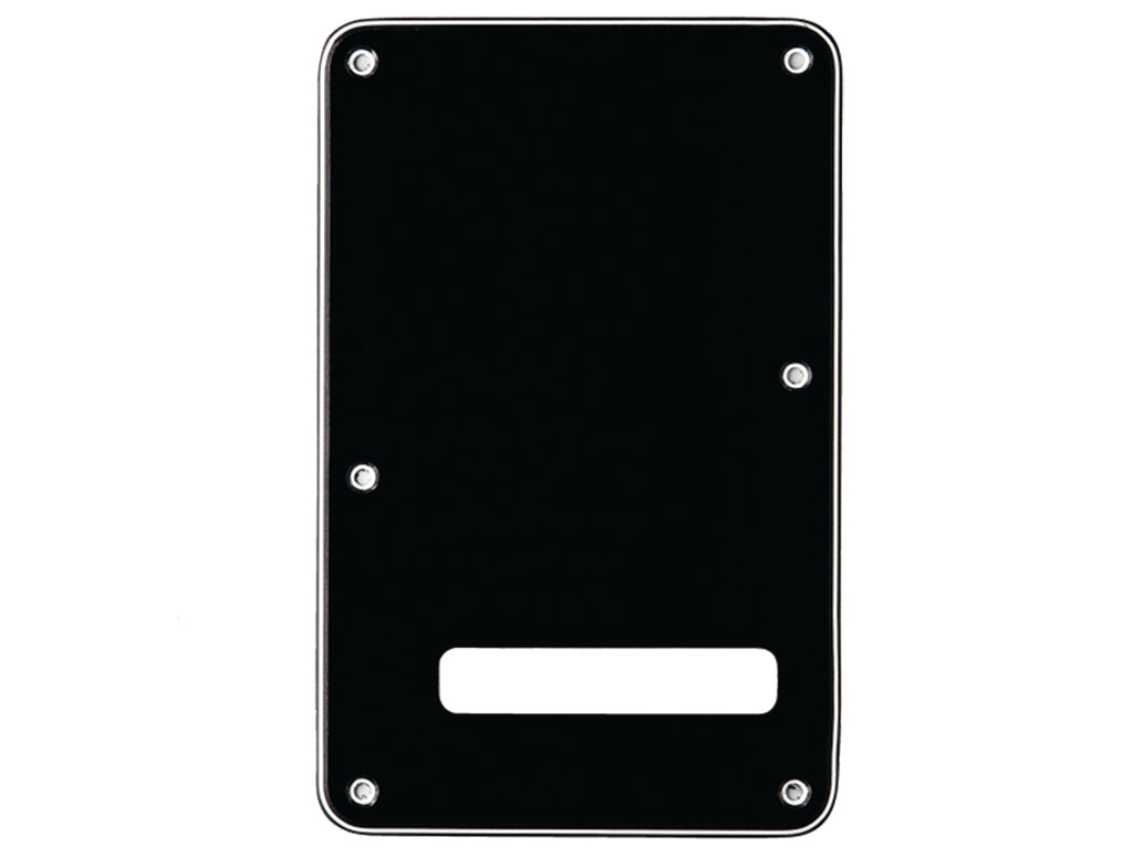 Fender Stratocaster Modern Style Tremolo Backplate in Black - Megatone Music
