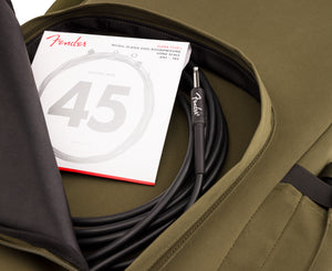 Fender Troubadour Electric Bass Guitar Gig Bag, Olive