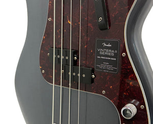 Fender Limited Edition Vintera II Road Worn '60s Precision Bass in Charcoal Frost Metallic