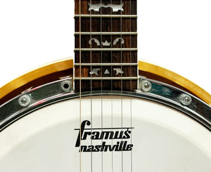 Framus Nashville N-Line Black Eagle Vintage 6-String Banjo, Banjitar with Case..Rare!!!